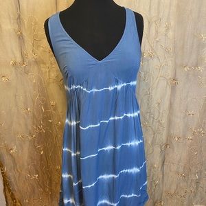 XS American Eagle Blue Tie Dye Sleeveless Dress